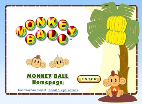 MONKEY BALL Homepage &middot; Unofficial fan project